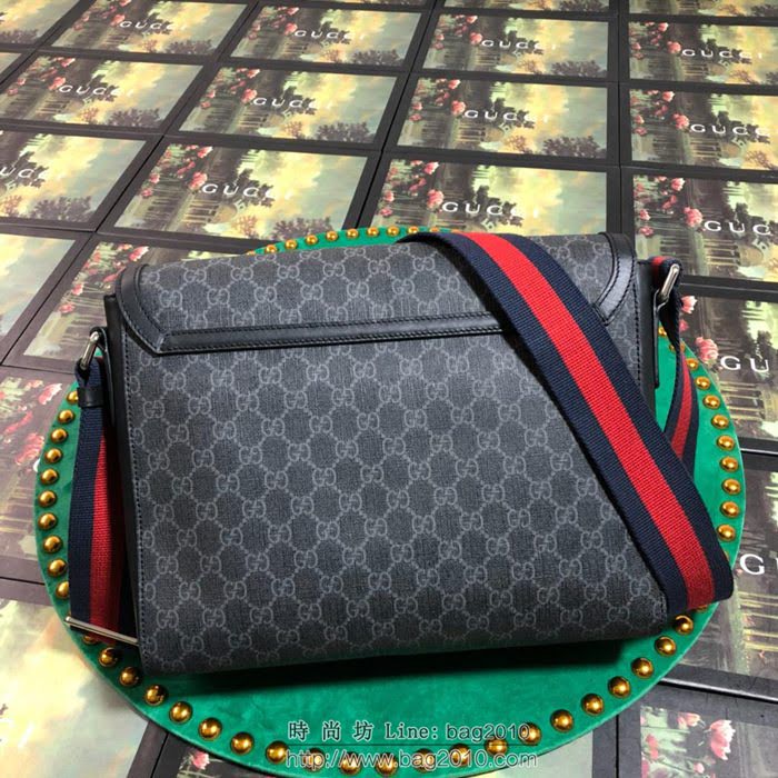 GUCCI 古馳男包 新款 474138 克pvc 男士單肩包 Gucci斜挎包